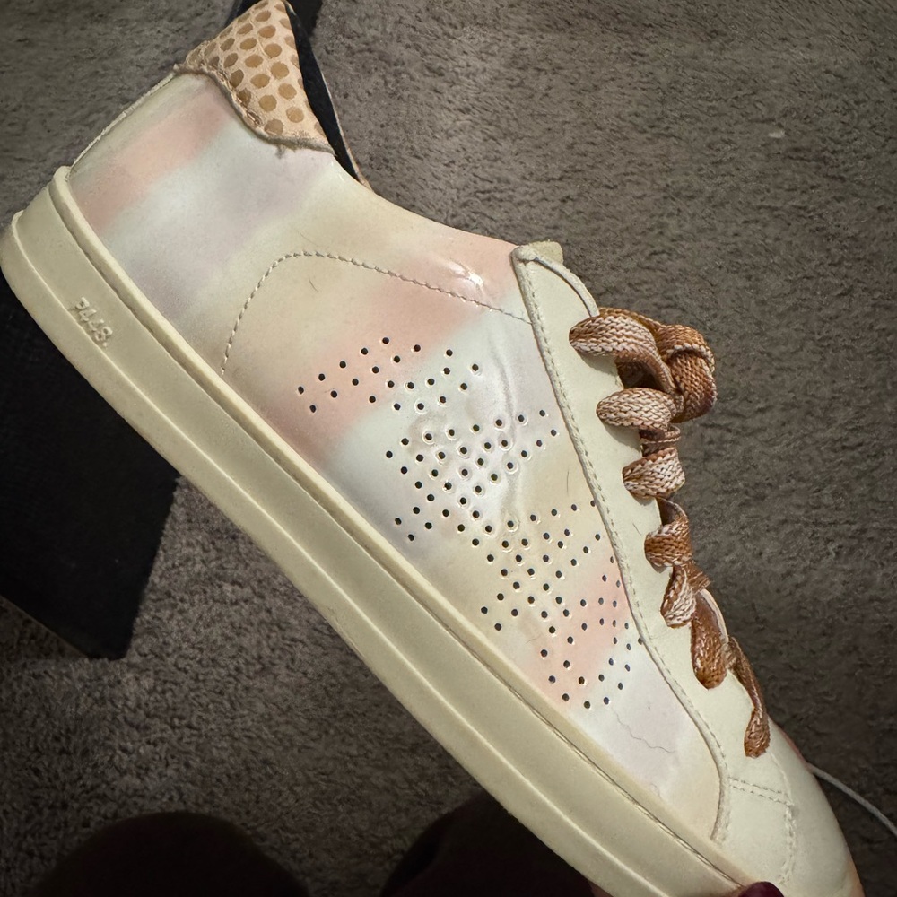 P448 Black and Tan Sole Sneakers